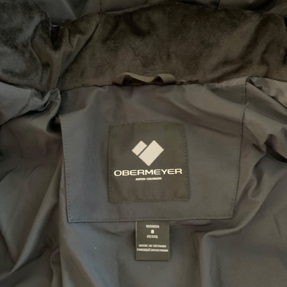 Obermeyer Women's Tuscany II Black Winter Ski Jacket Coat Insulated 8P NWT - Picture 3 of 11